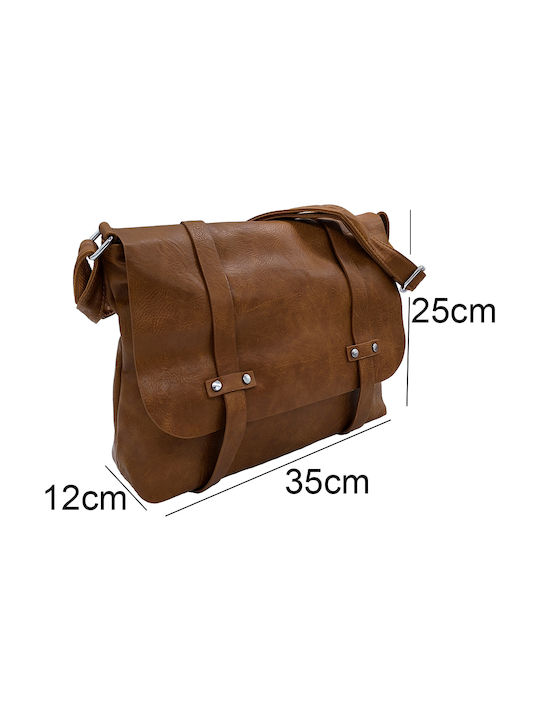 Gift-Me Men's Bag Messenger Brown