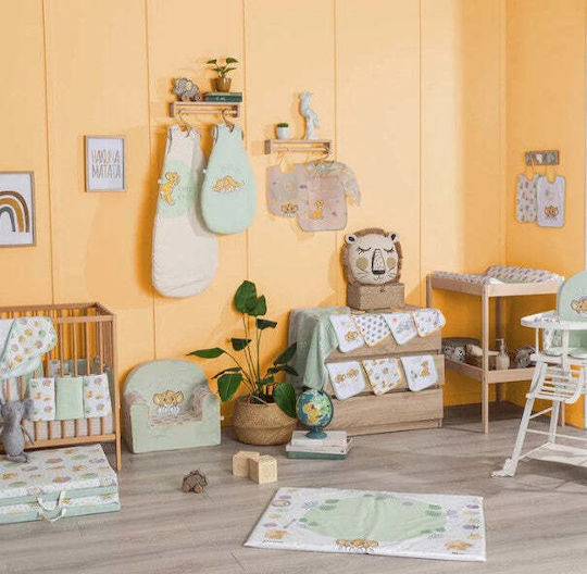 Babycalin Водоустойчива Текстилна Гащеризон с Дантеена Лента и Ръкавици за 12 м+