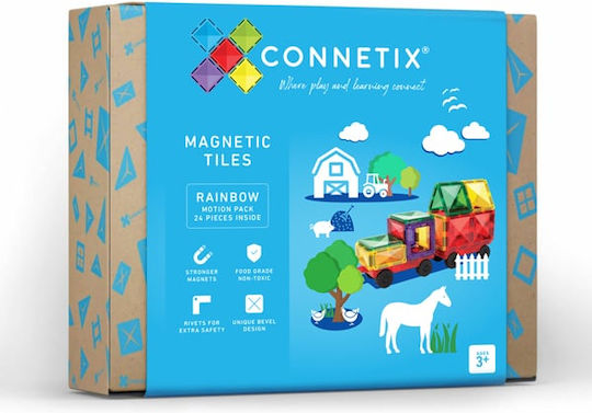 Connetix Magnetisches Bauspielzeug für Kinder ab 3+ Jahre alt Jahren