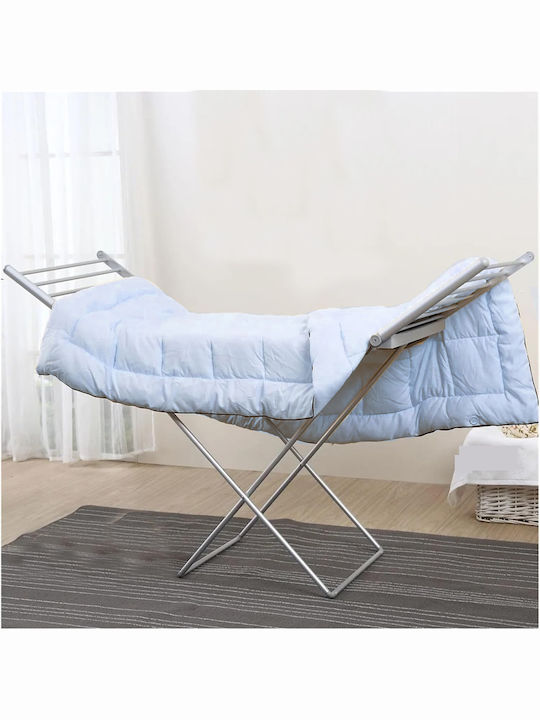 Bakaji Aluminum Folding Electric Floor Clothes Drying Rack 260W 148x53cm