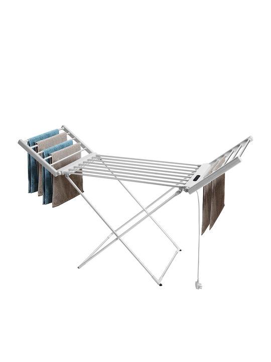 Bakaji Aluminum Folding Electric Floor Clothes Drying Rack 260W 148x53cm