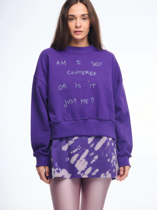 Tommy Women's Sweatshirt Purple
