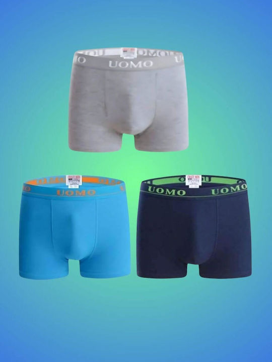 Uomo Set boxeri pentru copii Multicolour 3buc