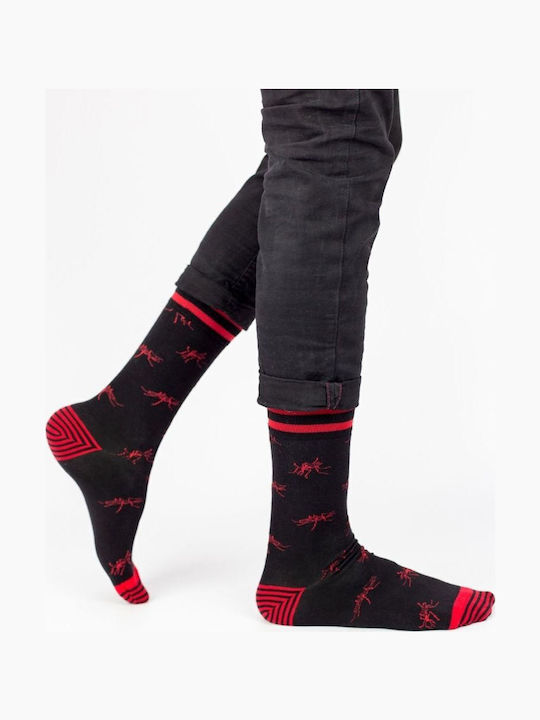Ανδρικές Fashion Κάλτσες Spider Βαμβακερές Cotbox 31766 Μαύρο