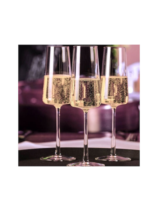 Stolzle Lausitz Set de pahare de sampanie / Vin alb din Cristal Cu picior 240ml 6buc