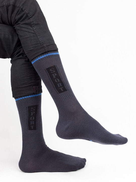 Herren Sportsocken Sport I 3er-Pack Baumwolle Design 24993 Anthrazit