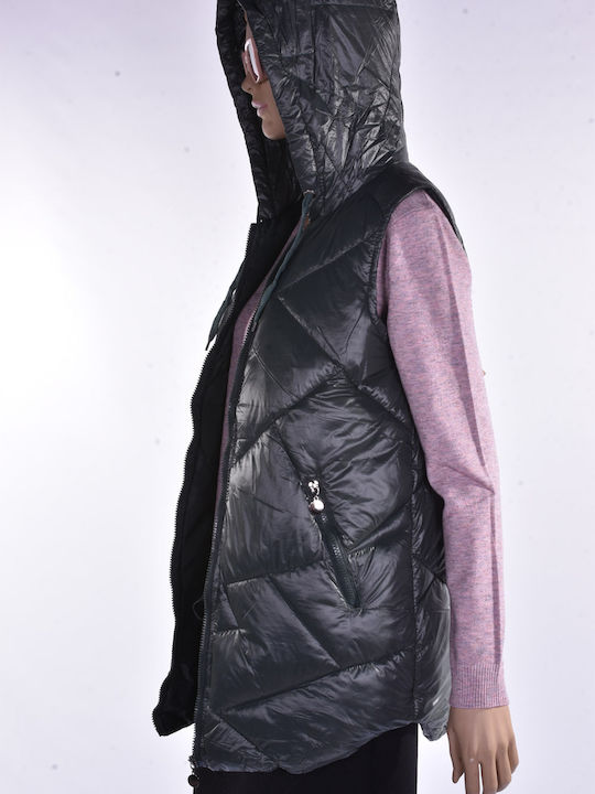 Women's Long Lifestyle Jacket for Winter Cypress Green