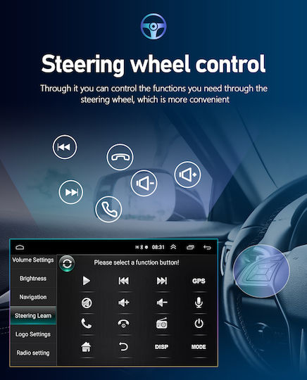 Car Audio System for Audi A3 2003-2012 (Bluetooth/USB/WiFi/GPS/Apple CarPlay/Android Auto) with 9" Touch Screen
