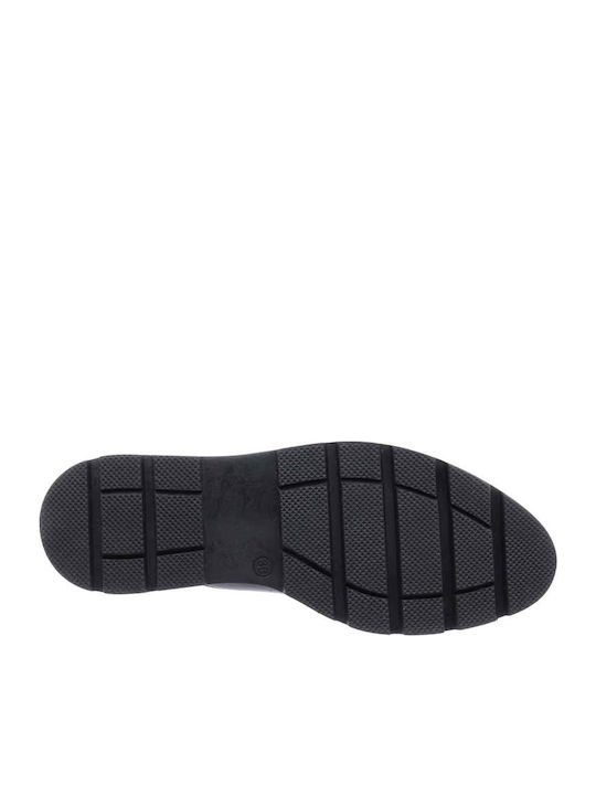 Γυναικεία Slip-On Δερμάτινα Μαύρα