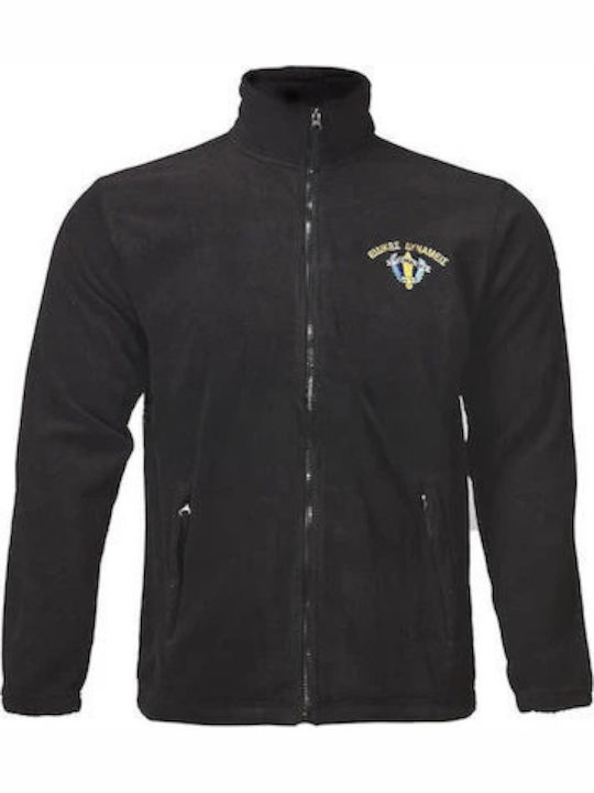 Woodland Jachetă Fleece Neagră