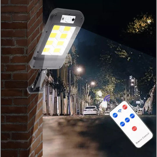 Set 2 Lămpi Solare de Perete Stradal cu Senzor de Mișcare și Telecomandă IP65