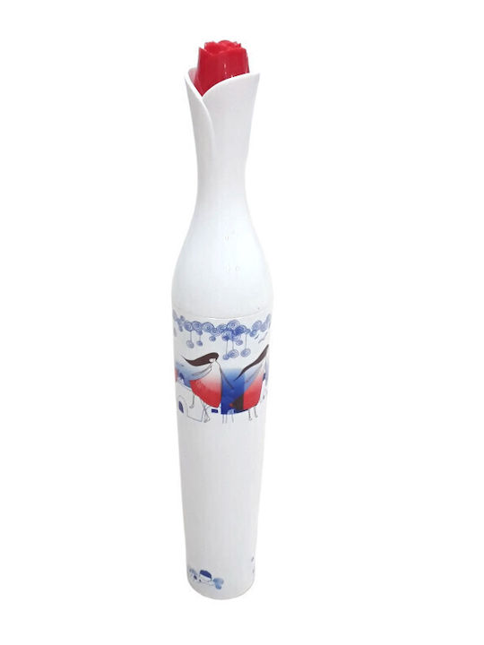 Domina Automatic Umbrella Compact White