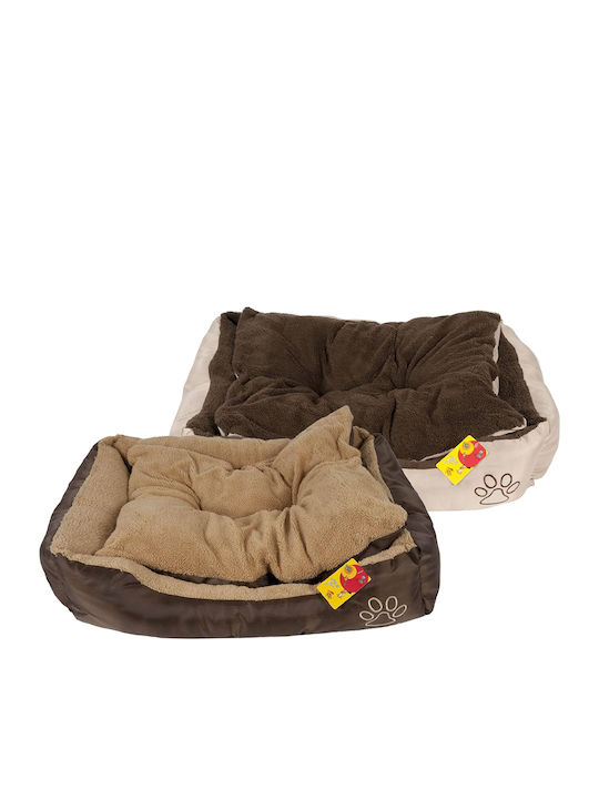 Pet Comfort Πουφ Κρεβάτι Σκύλου Καφέ 75x55εκ.