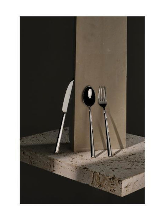Max Home Σετ Πιρούνια Φαγητού Ανοξείδωτα Ασημί 21.1cm 6τμχ