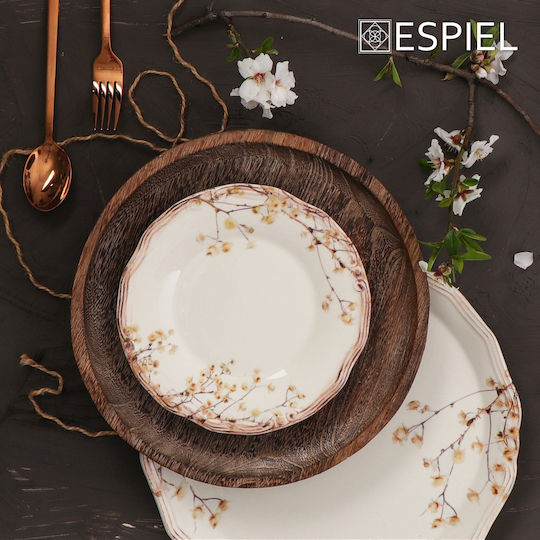 Espiel Divine Πιρούνι Φρούτου/Γλυκού Ανοξείδωτο Καφέ 15.6cm