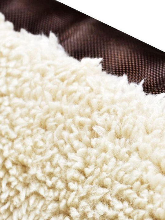 Pet Comfort Πουφ Κρεβάτι Σκύλου Καφέ 75x55εκ.