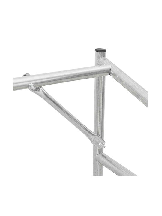 vidaXL Дърво Рафт Съхранение на Дърва 151x60.5x110.5см Черен