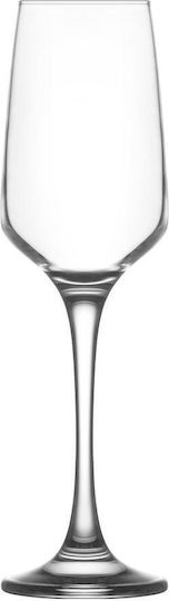 Max Home Ποτήρι Σαμπάνιας Κολωνάτο Γυάλινο 230ml