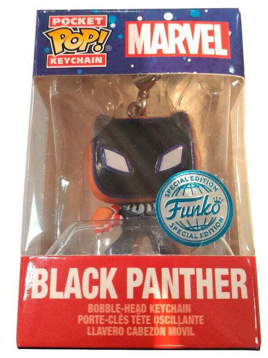 Funko Tasche Pop! Schlüsselanhänger Marvel: Black Panther Urlaub (Ferien) Sonderausgabe