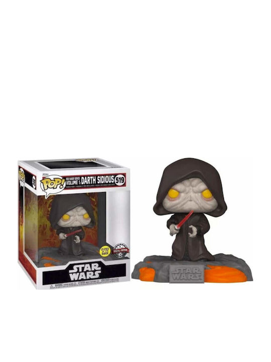 Funko Pop! Bobble-Head Movies: Star Wars - Red Saber Collection - Darth Sidious 519 Special Edition