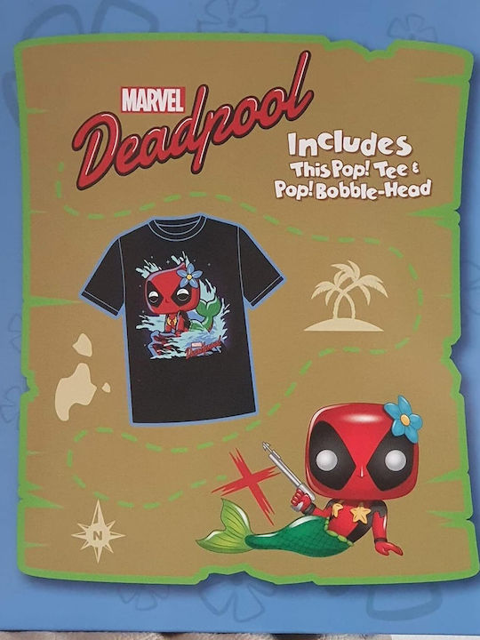 Funko Pop! Tees Marvel: Deadpool - Mermaid Deadpool (Small) (S) 321 Special Edition