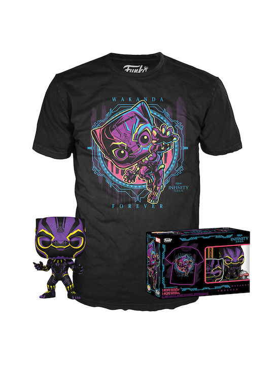 Funko Pop! Tees Marvel: Black Panther (S) - (S) (S) Sonderausgabe