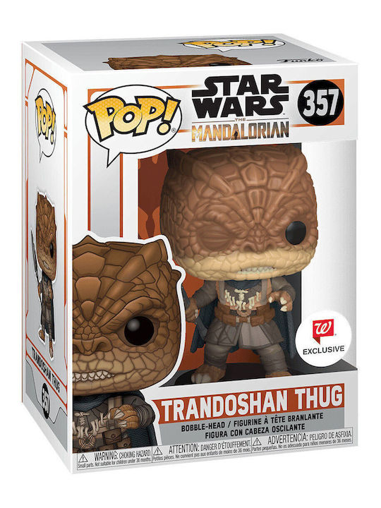 Funko Поп! Disney: Междузвездни войни: Мандалорианецът - Trandoshan Thug 357 Люлееща се глава Специално издание