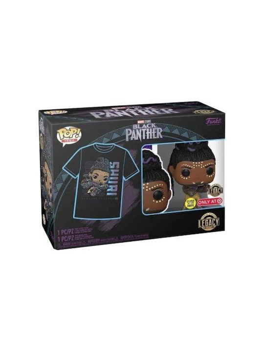 Funko Pop! Tees Marvel: Shuri (S) - (S) (S) Wackelkopf & Leuchtet im Dunkeln Sonderausgabe