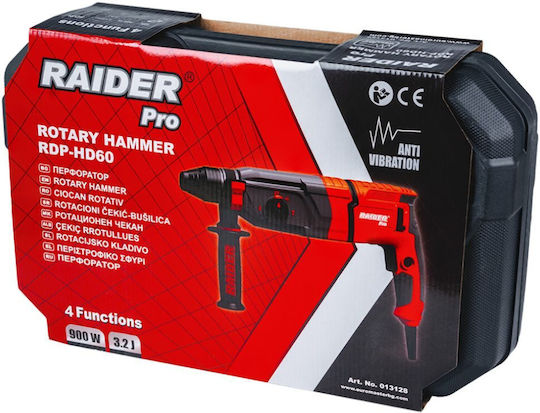 Raider RDP-HD60 Percuție Ciocan rotopercutor Electrică 900W cu Suport SDS Plus