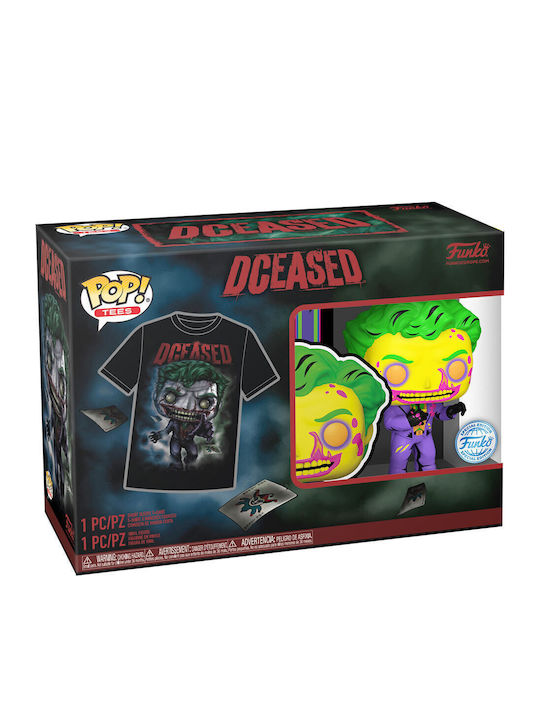 Funko Pop! Tees Movies: DC Comics - Joker S (Blacklight) (S) Special Edition