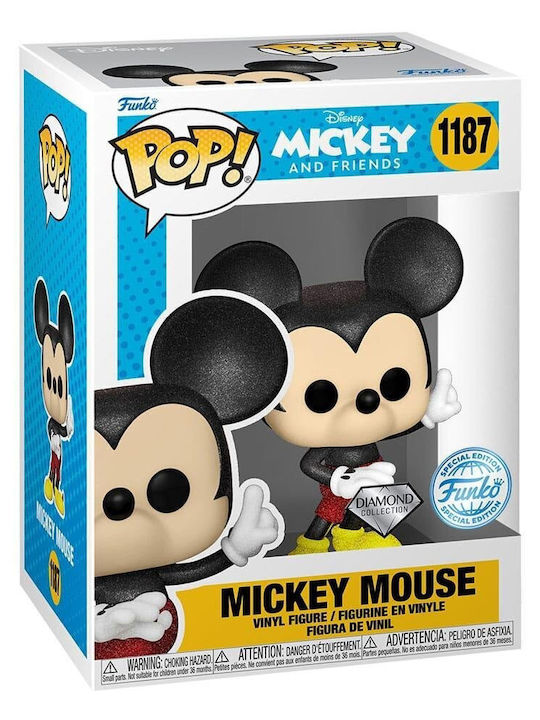 Funko Pop! Tee (за възрастни): Disney - Mickey (diamond collection) (special edition) Винилова фигурка Тениска (s)