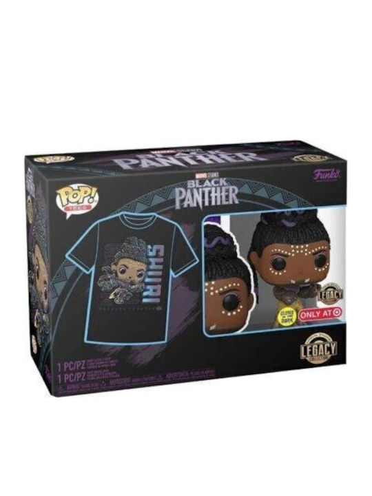 Funko Pop! Tees Marvel: Black Panther - Shuri (XL) (XL) Bobble-Head & Strălucește în întuneric Exclusiv