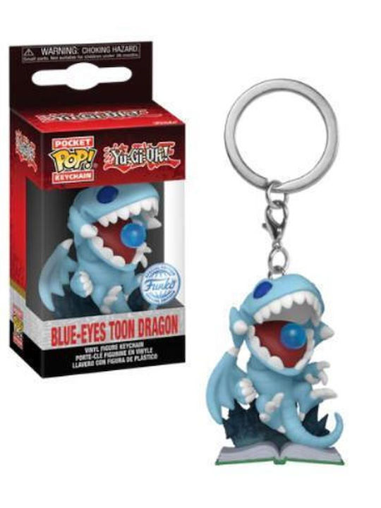 Funko Pocket Pop! Keychain Animation: Yu-Gi-Oh! - Blue Eyes Toon Dragon Special Edition