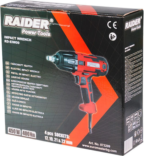 Raider RD-EIW09 Cheie de impact cu Priză 1/2"
