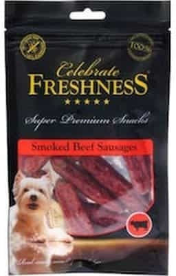 Celebrate Freshness Smoked Salami Dog Grain Free with Beef 100gr