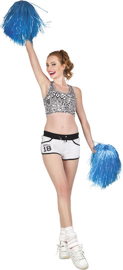 Cheerleader Αποκριάτικο Αξεσουάρ Μπλε