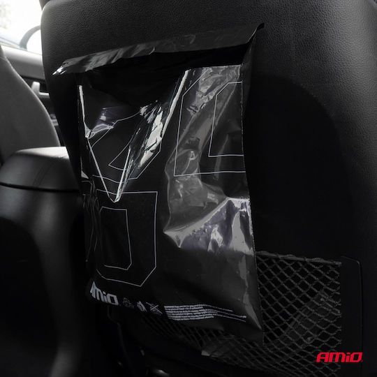 Pungi de Gunoi pentru Vehicul Amio Material Pe Plastic Culoare Neagră Amio 25 Bucăți