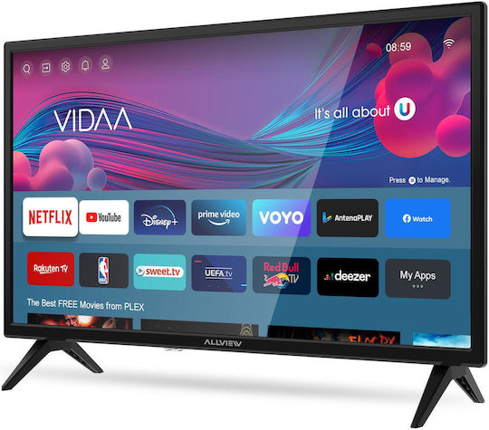 Allview Smart Τηλεόραση 24" HD Ready LED iPlay6000-H HDR (2024) 24iPlay6000-H