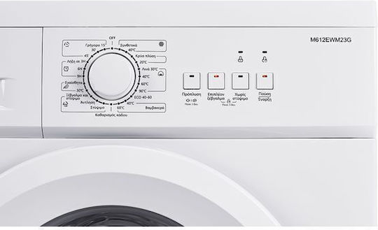 Matsui Πλυντήριο Ρούχων 6kg 1200 Στροφών M612EWM23G