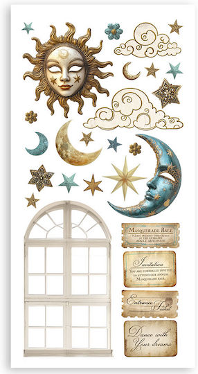 Συλλογή Σχέδια Χαρτόνι Masquerade 15x30,5cm