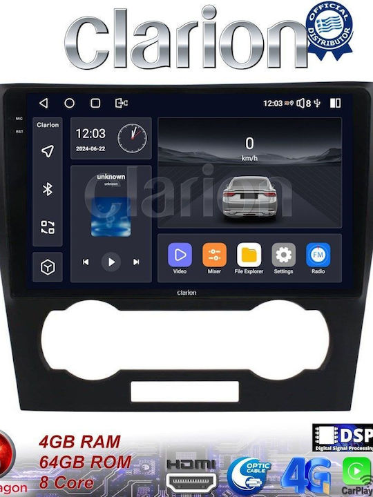 Clarion Car Audio System for Chevrolet Epica 2006 > 2012 (Bluetooth/USB/WiFi/GPS/Apple-Carplay/Android-Auto)