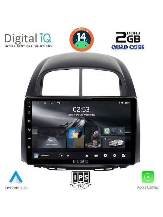 Digital IQ Car Audio System for Daihatsu Sirion 2006-2012 (Bluetooth/USB/AUX/WiFi/GPS/Apple-Carplay/Android-Auto) with Touch Screen 10"
