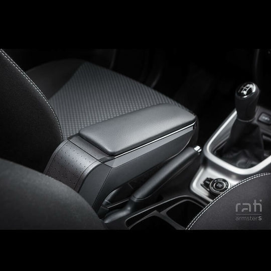 Rati Armster Car PU Armrest for Volkswagen Polo 18+ Black
