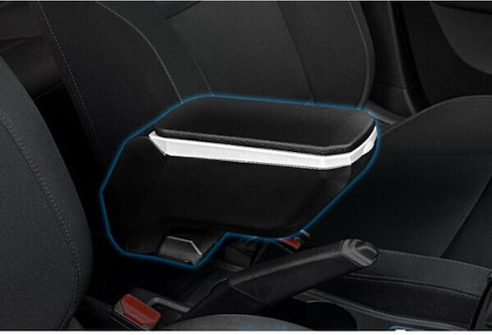 S-dizayn Car Leather Armrest for Dacia Duster Black