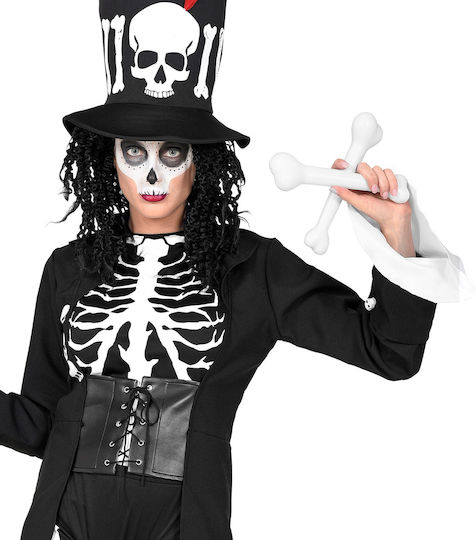 Karneval Zubehör Weiß für Halloween 2Stück