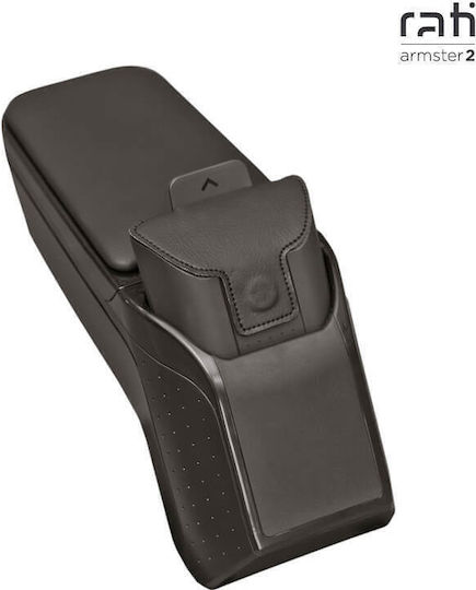 Rati Armster Car Leather Armrest for Suzuki Baleno 16+ Black