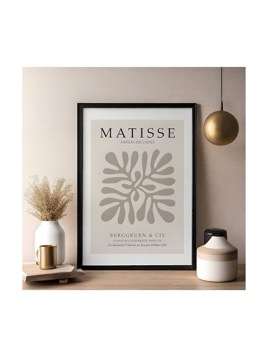 Poster Matisse Cut-Outs Art055 21cm X 30cm White Frame PVC 18x24