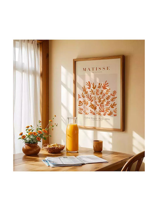 Poster Matisse Cut-outs Art070 21cm X 30cm Λευκό Κάδρο Pvc 18x24