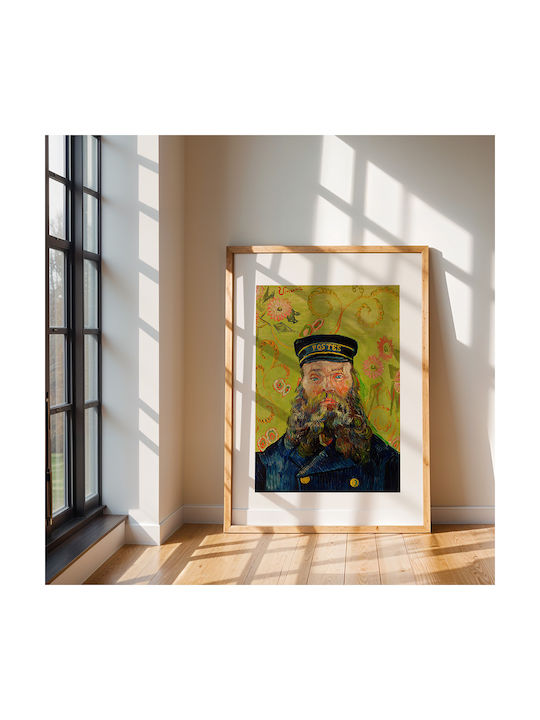 Poster Van Gogh Postman Art114 21cm X 30cm Λευκό Κάδρο Pvc 18x24