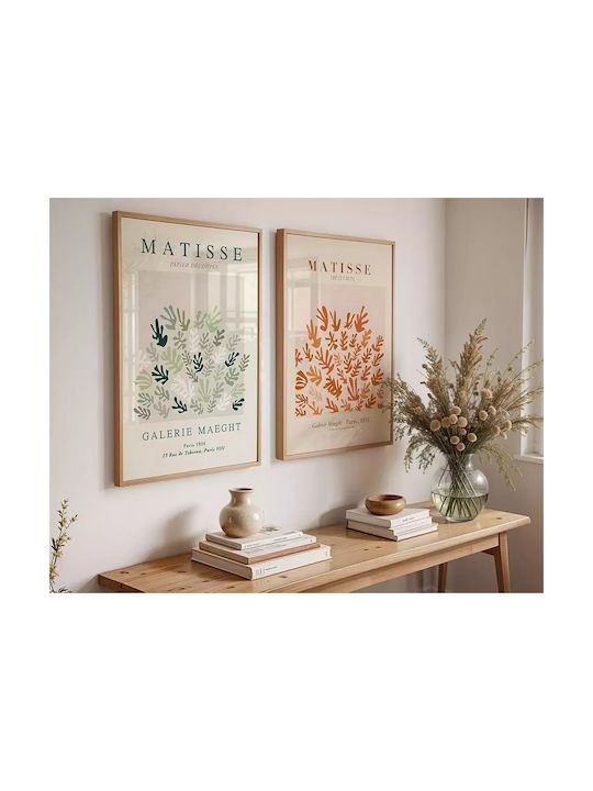 Poster Matisse Cut-outs Art070 21cm X 30cm Λευκό Κάδρο Pvc 18x24